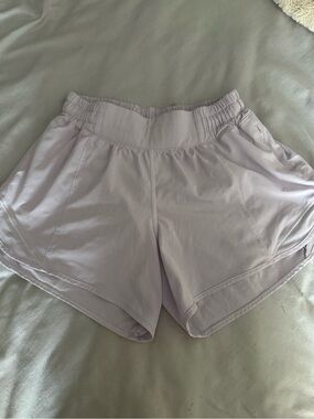 lululemon athletica Lavender Elastic-Waist Athletic Shorts